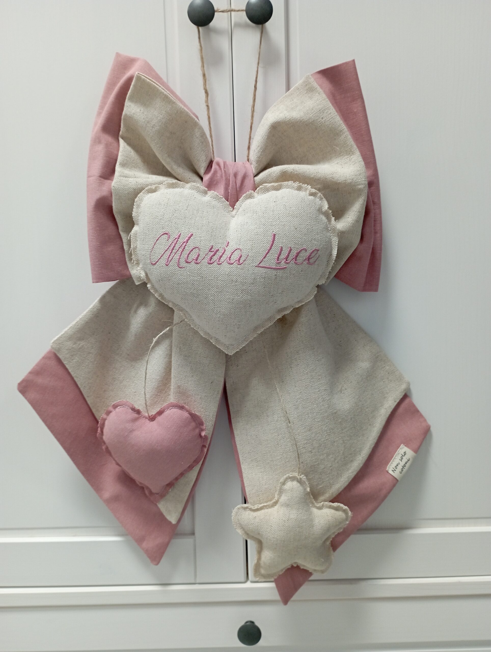 Fiocco nascita cuore