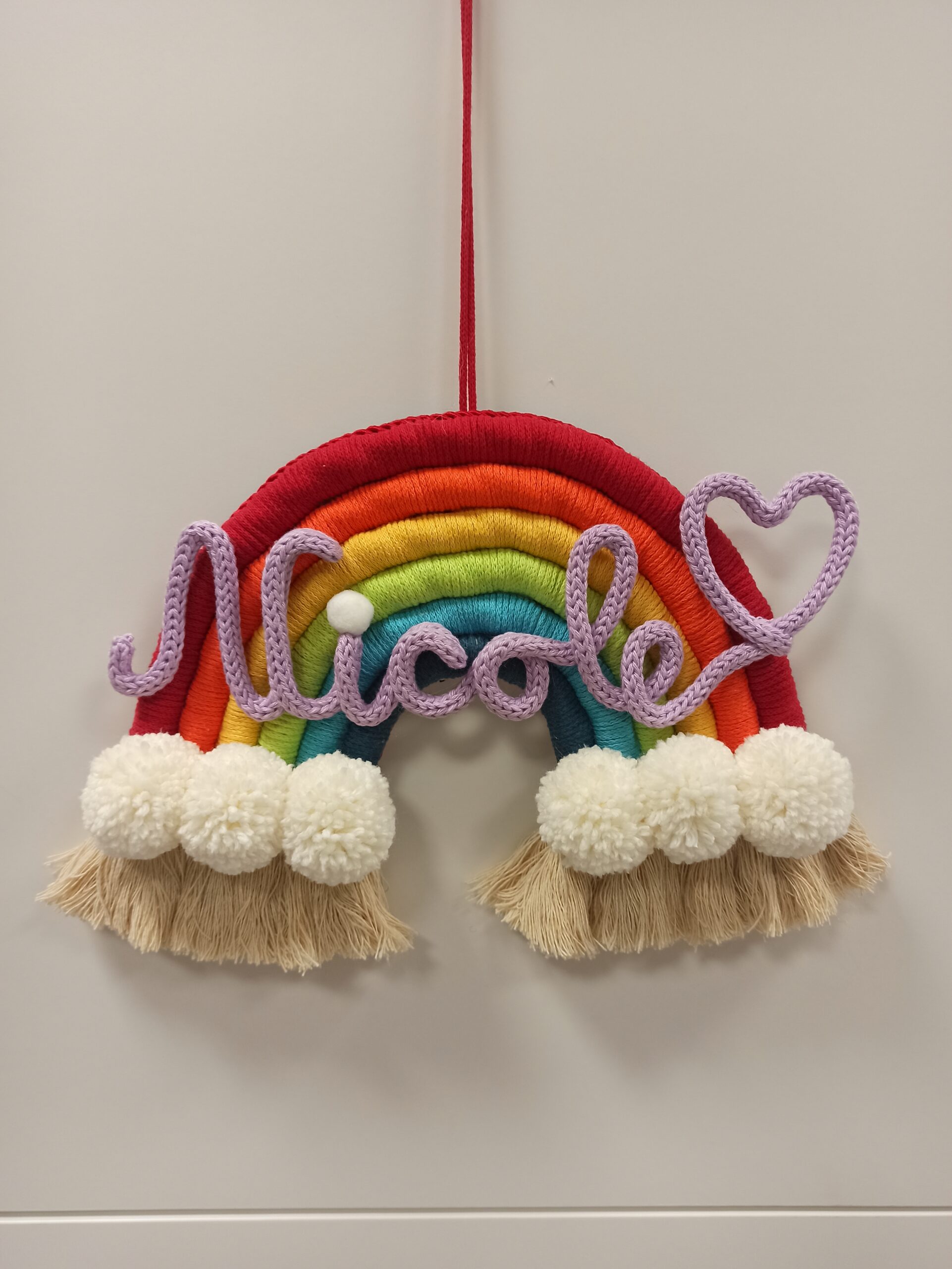 Fiocco nascita macrame