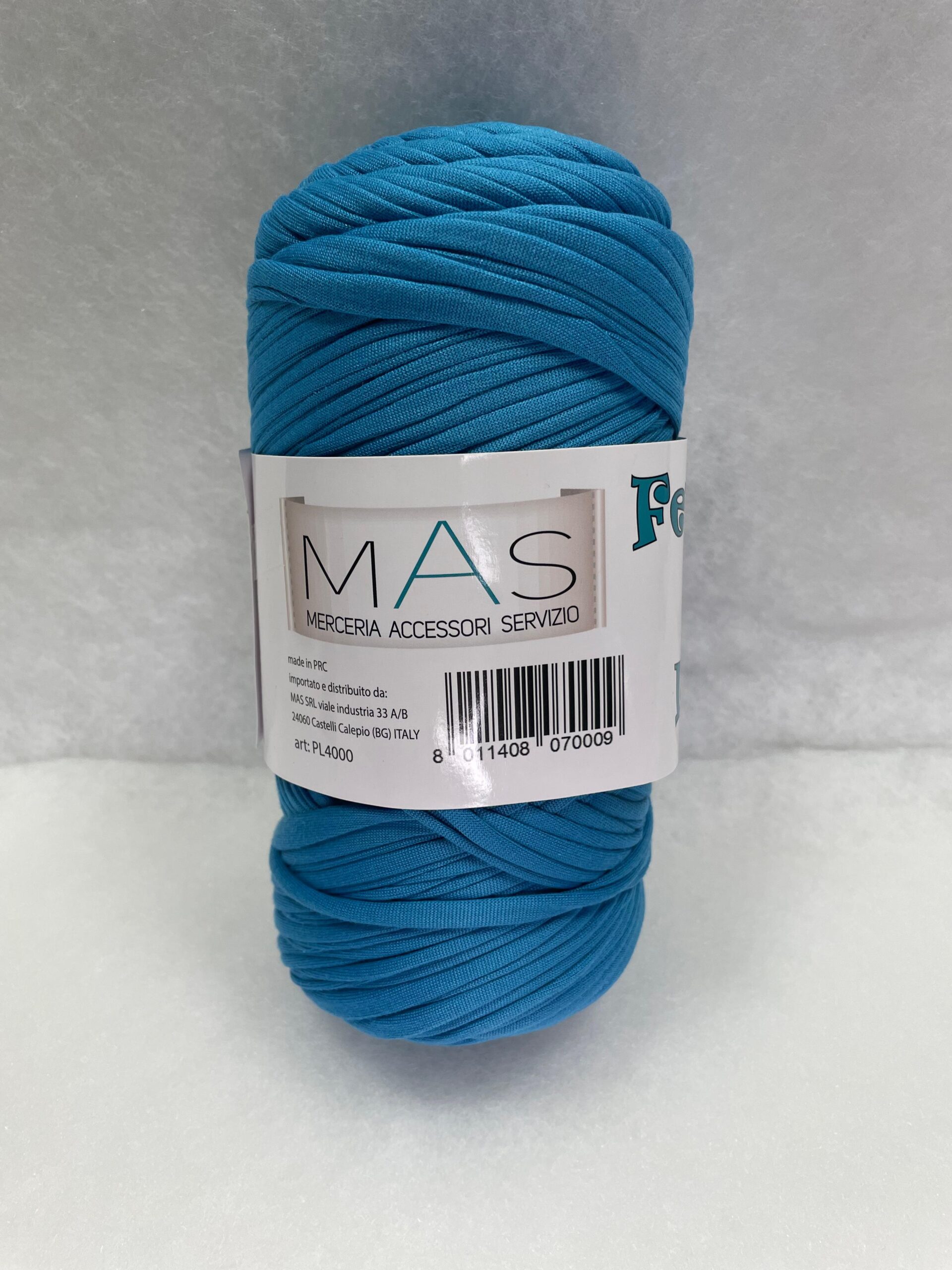 Fettuccia soft per borse Turchese
